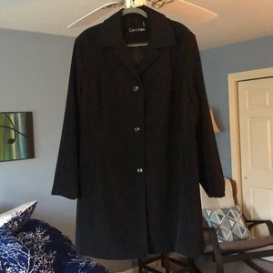 Calvin Klein Raincoat w/ removable hood, size 2X